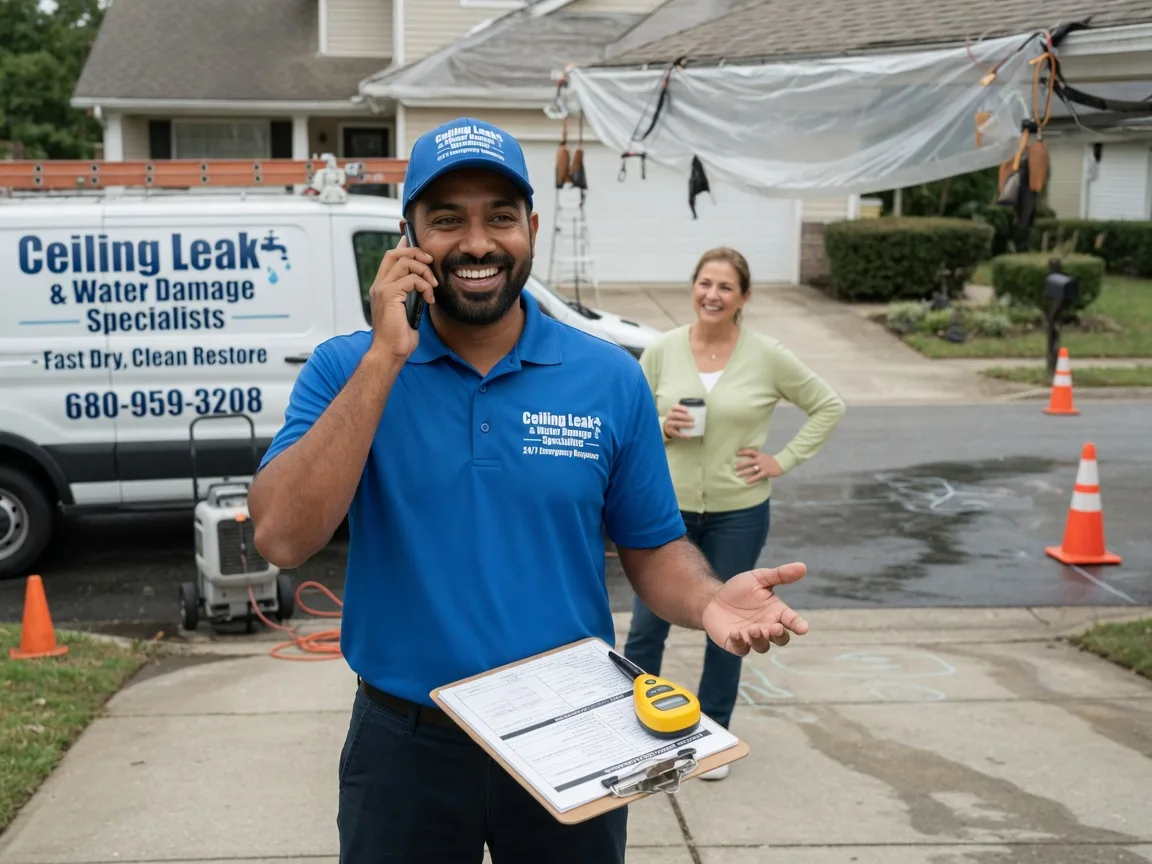 Ceiling Leak Cleanup Wynnewood, OK FAQs